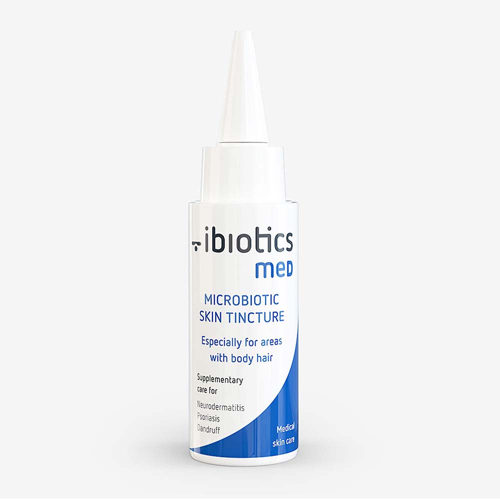 Frasco aplicador de Tintura microbiotica para la piel.